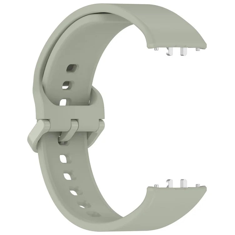 For Samsung Galaxy Fit3 (SM-R390) Watch Bracelet Soft Silicone Strap with Flat Buckle