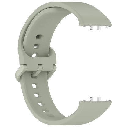 For Samsung Galaxy Fit3 (SM-R390) Watch Bracelet Soft Silicone Strap with Flat Buckle