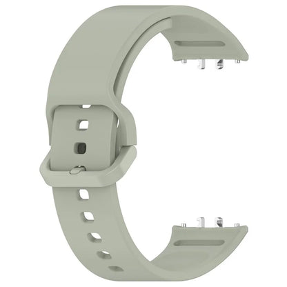 For Samsung Galaxy Fit3 (SM-R390) Watch Bracelet Soft Silicone Strap with Flat Buckle