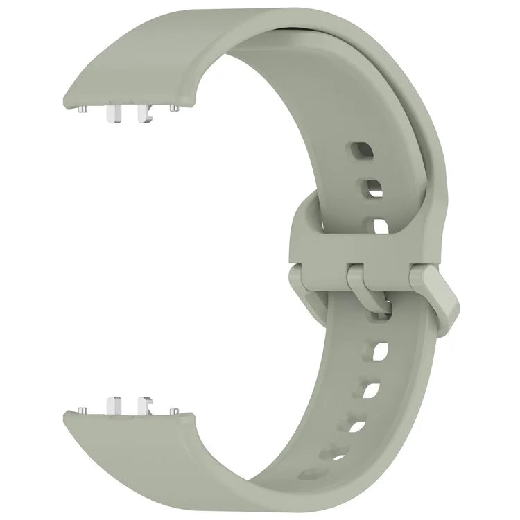 For Samsung Galaxy Fit3 (SM-R390) Watch Bracelet Soft Silicone Strap with Flat Buckle