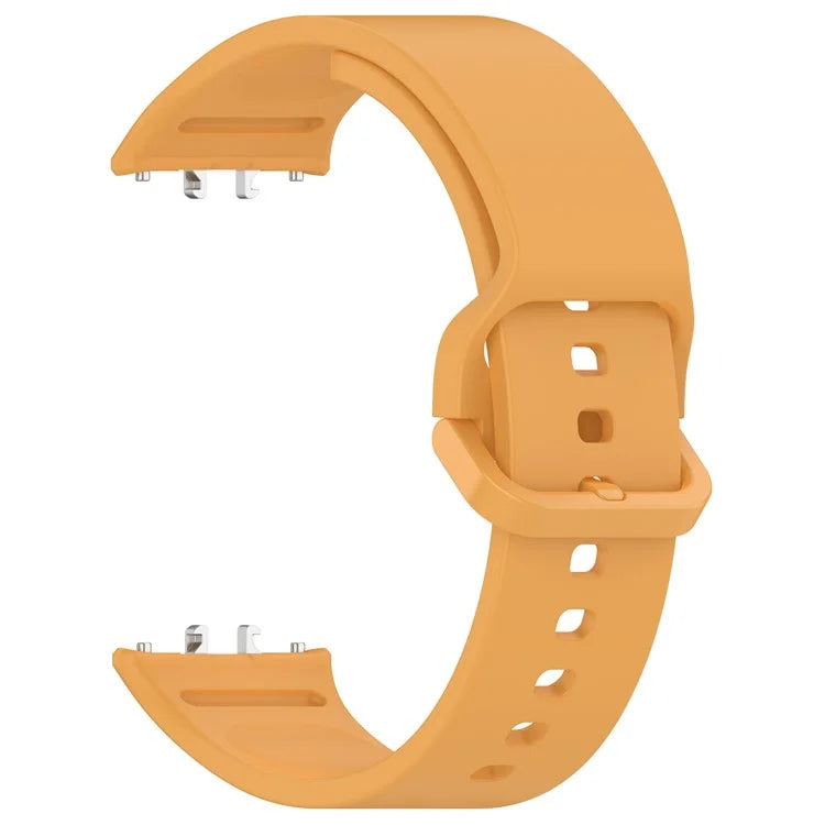 For Samsung Galaxy Fit3 (SM-R390) Watch Bracelet Soft Silicone Strap with Flat Buckle