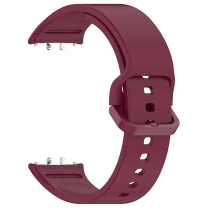 For Samsung Galaxy Fit3 (SM-R390) Watch Bracelet Soft Silicone Strap with Flat Buckle