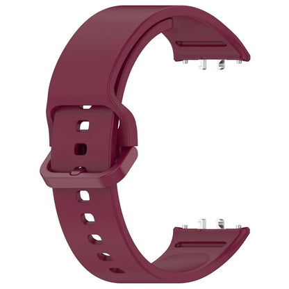 For Samsung Galaxy Fit3 (SM-R390) Watch Bracelet Soft Silicone Strap with Flat Buckle