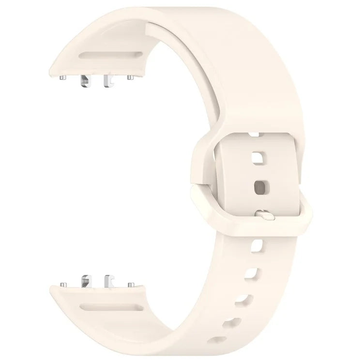 For Samsung Galaxy Fit3 (SM-R390) Watch Bracelet Soft Silicone Strap with Flat Buckle