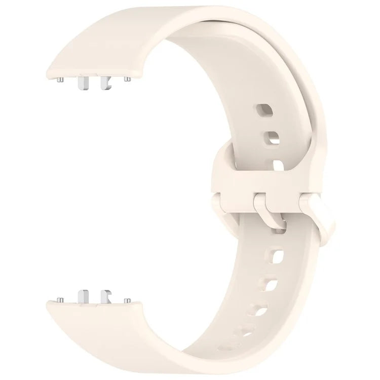 For Samsung Galaxy Fit3 (SM-R390) Watch Bracelet Soft Silicone Strap with Flat Buckle