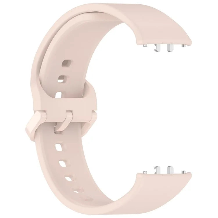 For Samsung Galaxy Fit3 (SM-R390) Watch Bracelet Soft Silicone Strap with Flat Buckle