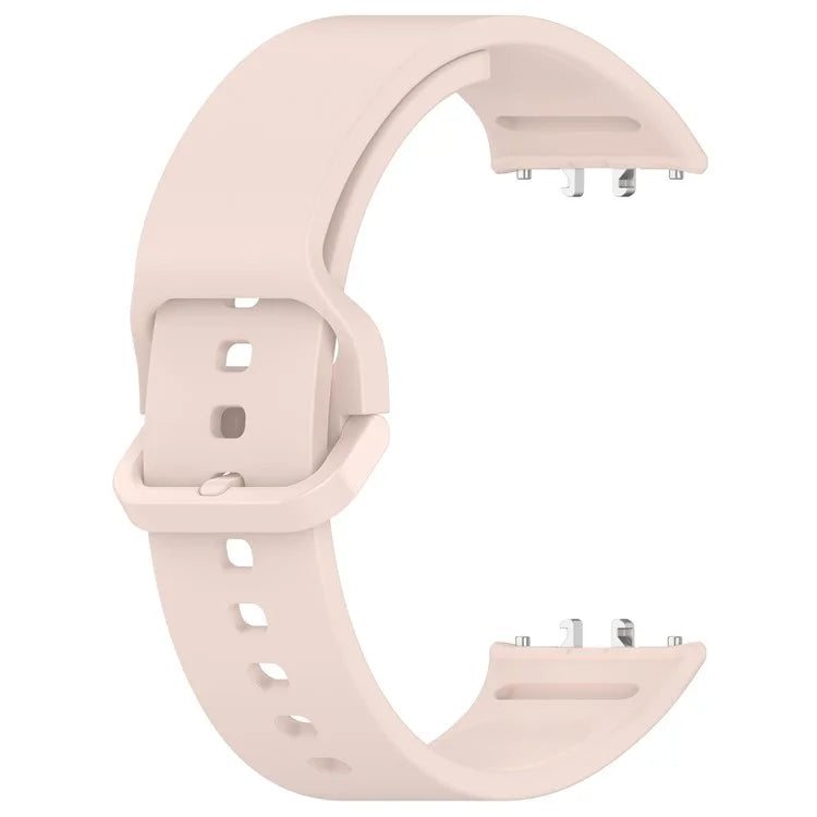 For Samsung Galaxy Fit3 (SM-R390) Watch Bracelet Soft Silicone Strap with Flat Buckle