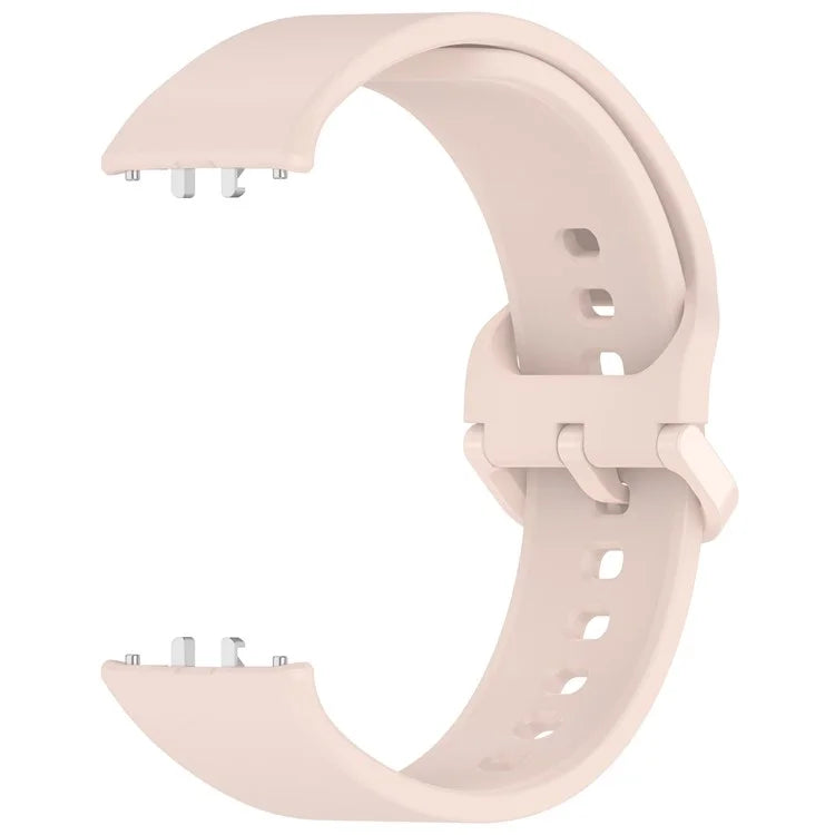 For Samsung Galaxy Fit3 (SM-R390) Watch Bracelet Soft Silicone Strap with Flat Buckle