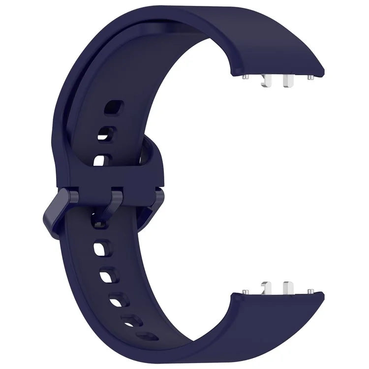 For Samsung Galaxy Fit3 (SM-R390) Watch Bracelet Soft Silicone Strap with Flat Buckle