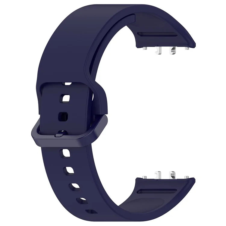 For Samsung Galaxy Fit3 (SM-R390) Watch Bracelet Soft Silicone Strap with Flat Buckle