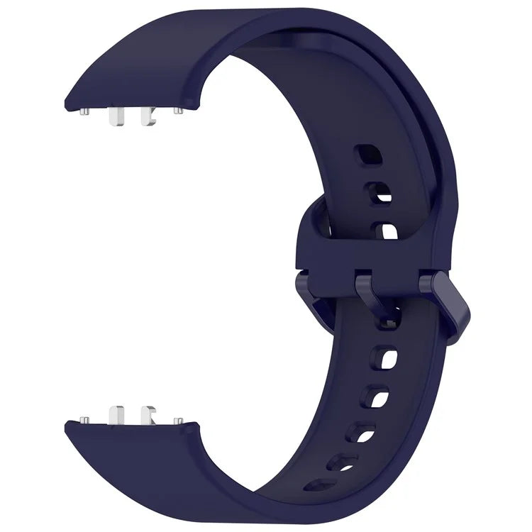 For Samsung Galaxy Fit3 (SM-R390) Watch Bracelet Soft Silicone Strap with Flat Buckle
