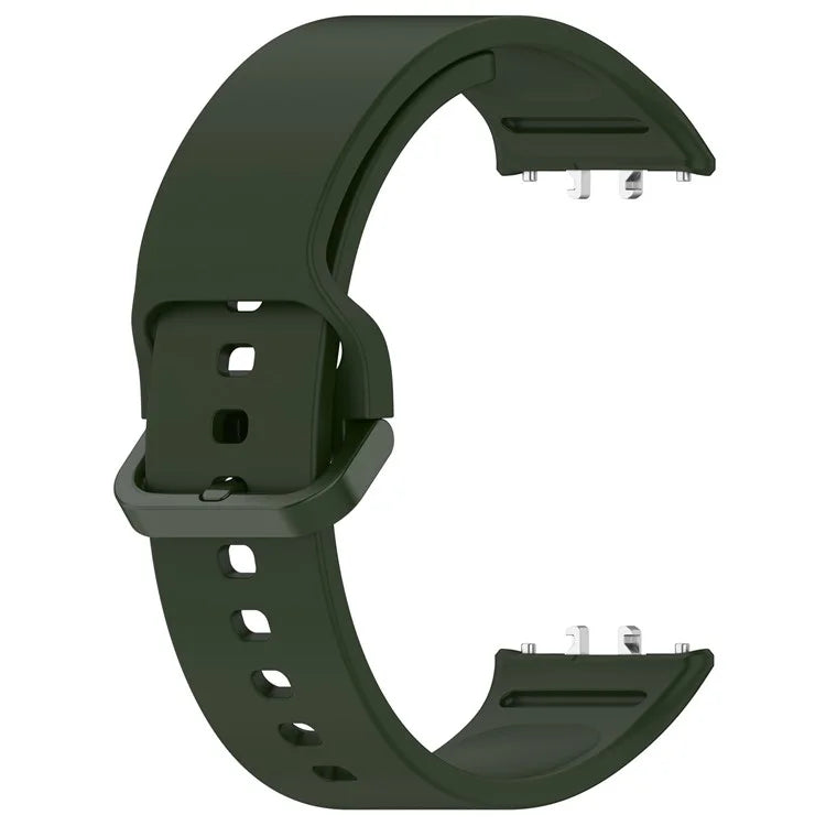 For Samsung Galaxy Fit3 (SM-R390) Watch Bracelet Soft Silicone Strap with Flat Buckle