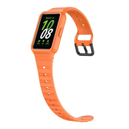 For Samsung Galaxy Fit3 Watch Bracelet Soft Silicone Integrated Strap Replacement
