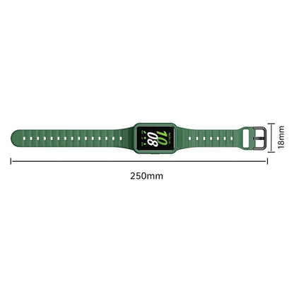 For Samsung Galaxy Fit3 Watch Bracelet Soft Silicone Integrated Strap Replacement