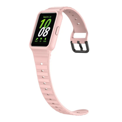 For Samsung Galaxy Fit3 Watch Bracelet Soft Silicone Integrated Strap Replacement