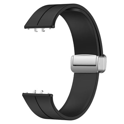 For Samsung Galaxy Fit3 Replacement Wrist Band Soft Silicone Watch Band with Magnetic Folding Buckle