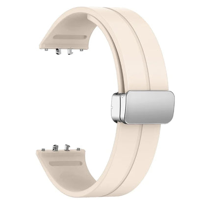For Samsung Galaxy Fit3 Replacement Wrist Band Soft Silicone Watch Band with Magnetic Folding Buckle