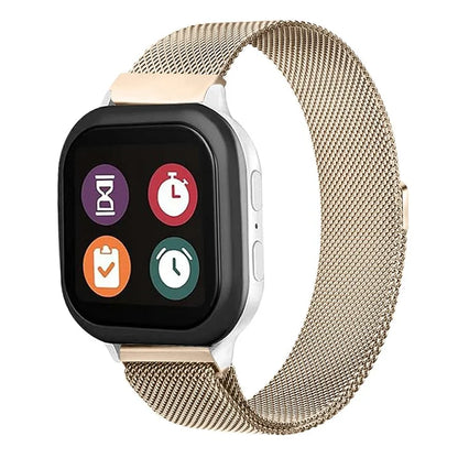 For Verizon Gizmo Watch 3 Milanese Strap Replacement Stainless Steel Magnetic Watch Band