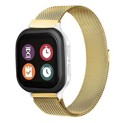 For Verizon Gizmo Watch 3 Milanese Strap Replacement Stainless Steel Magnetic Watch Band