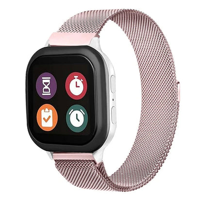 For Verizon Gizmo Watch 3 Milanese Strap Replacement Stainless Steel Magnetic Watch Band