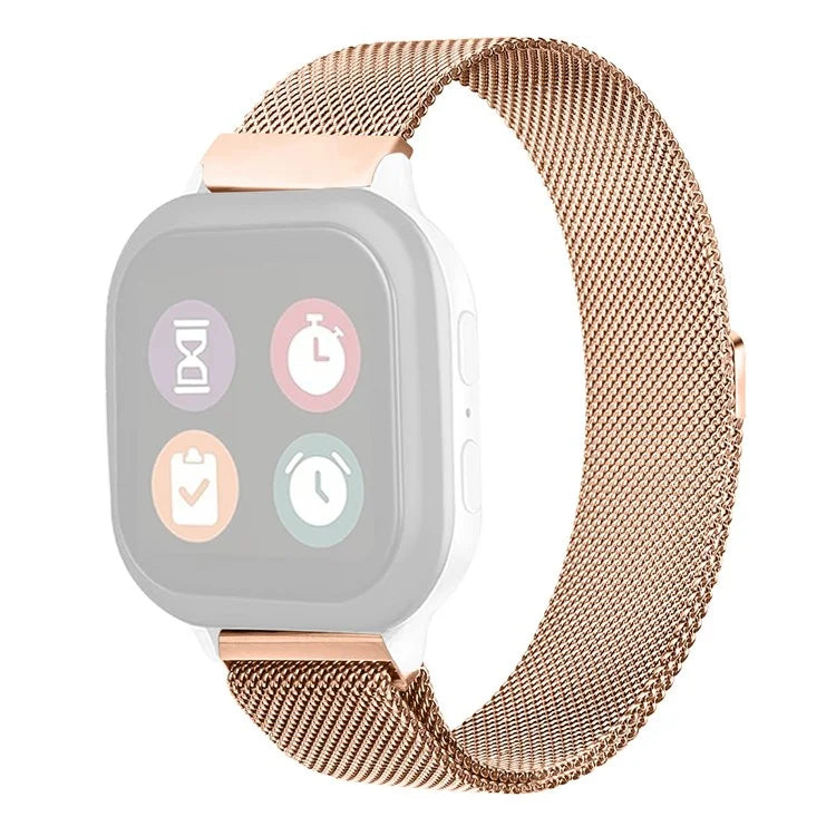 For Verizon Gizmo Watch 3 Milanese Strap Replacement Stainless Steel Magnetic Watch Band