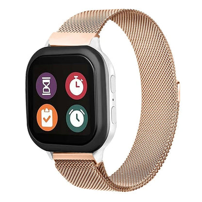For Verizon Gizmo Watch 3 Milanese Strap Replacement Stainless Steel Magnetic Watch Band