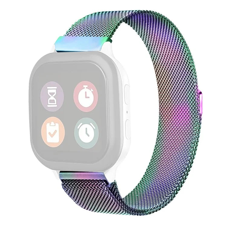 For Verizon Gizmo Watch 3 Milanese Strap Replacement Stainless Steel Magnetic Watch Band