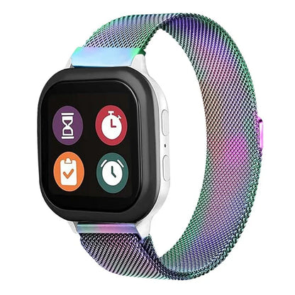 For Verizon Gizmo Watch 3 Milanese Strap Replacement Stainless Steel Magnetic Watch Band