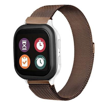 For Verizon Gizmo Watch 3 Milanese Strap Replacement Stainless Steel Magnetic Watch Band