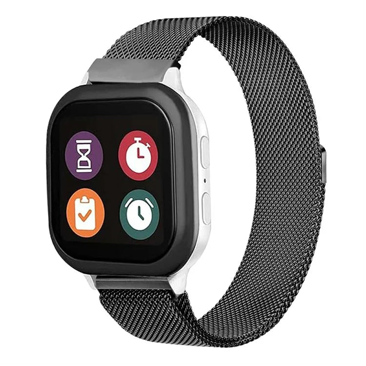 For Verizon Gizmo Watch 3 Replacement Wrist Band Stainless Steel Milanese Magnetic Watch Strap