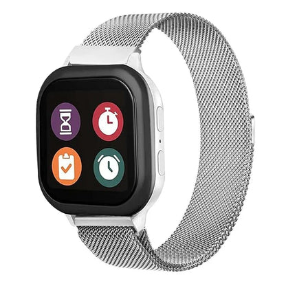 For Verizon Gizmo Watch 3 Milanese Smart Watch Band Stainless Steel Breathable Wrist Strap