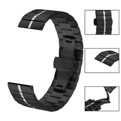 For Huawei Watch GT 3 SE Replacement Strap 1-Bead Stainless Steel Metal Watch Band