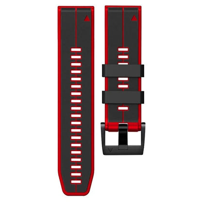 KALEBOL KLB-ZWGJ-001 For Garmin Fenix 7 / 7 Pro Silicone Watch Band QuickFit 22mm Dual Color Strap