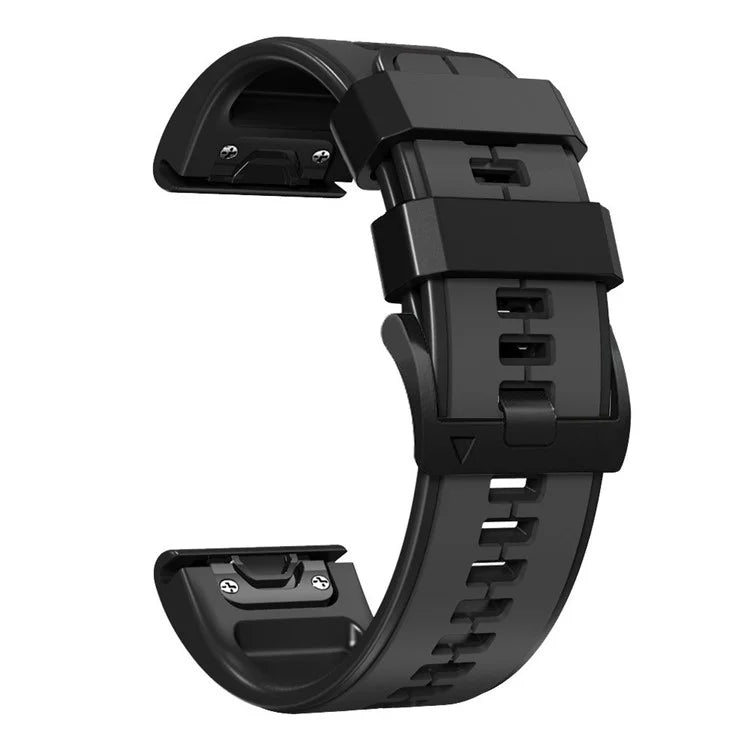 KALEBOL KLB-ZWGJ-001 For Garmin Fenix 7 / 7 Pro Silicone Watch Band QuickFit 22mm Dual Color Strap
