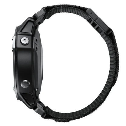 KALEBOL KLB-MSTNL-001 For Garmin Fenix 7X / 7X Pro Watch Band QuickFit 26mm Nylon Loop Strap