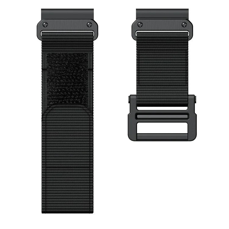 KALEBOL KLB-MSTNL-001 For Garmin Fenix 7X / 7X Pro Watch Band QuickFit 26mm Nylon Loop Strap