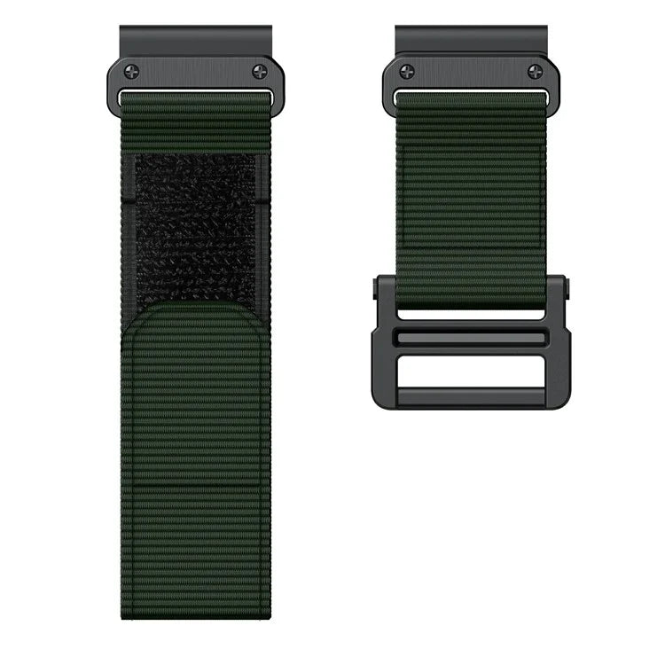 KALEBOL KLB-MSTNL-001 For Garmin Fenix 7X / 7X Pro Watch Band QuickFit 26mm Nylon Loop Strap