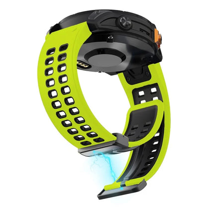 KALEBOL KLB-SSGJ-003 For Garmin Fenix 7X / 7X Pro Watch Band QuickFit 26mm Magnetic Buckle Silicone Band