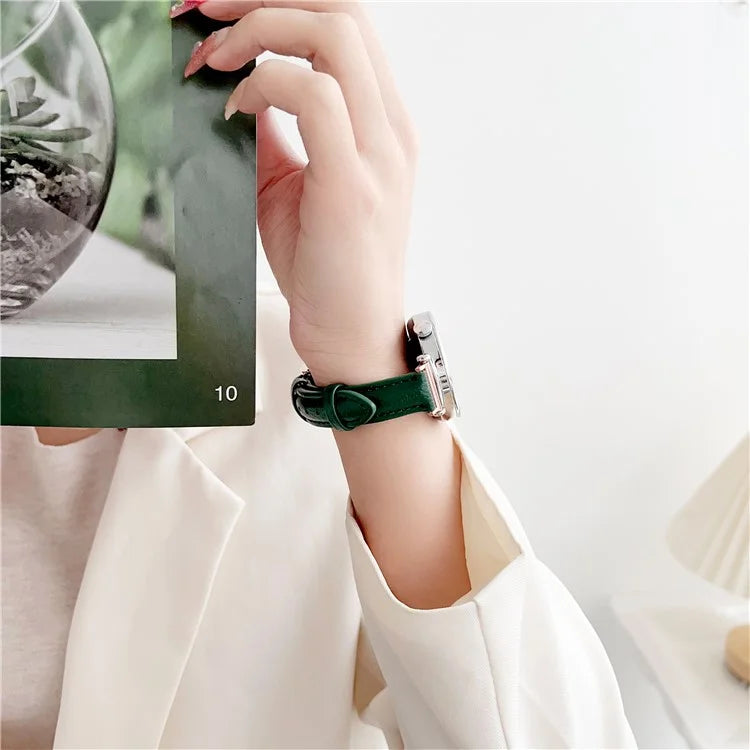 For Asus ZenWatch 3 WI503Q / ZenWatch 2 WI502Q / Huawei Watch GT 4 41mm PU Leather Strap 18mm Watch Band