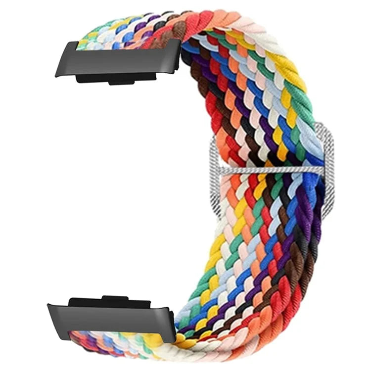 For Huawei Watch D Elastic Braided Nylon Watch Strap Adjustable Wrist Band