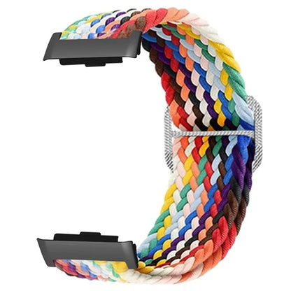 For Huawei Watch D Elastic Braided Nylon Watch Strap Adjustable Wrist Band