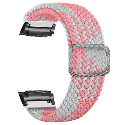 For Huawei Watch D Elastic Braided Nylon Watch Strap Adjustable Wrist Band