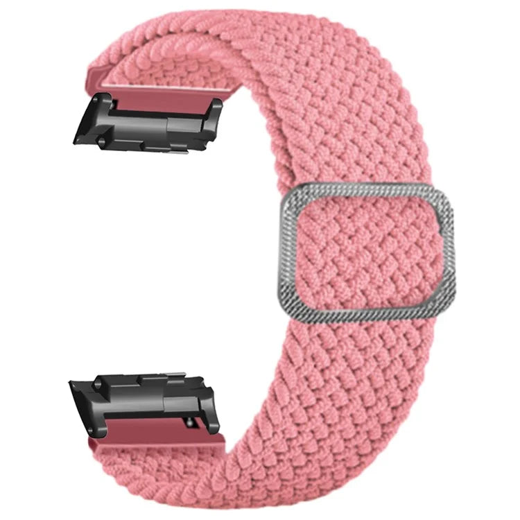 For Huawei Watch D Elastic Braided Nylon Watch Strap Adjustable Wrist Band