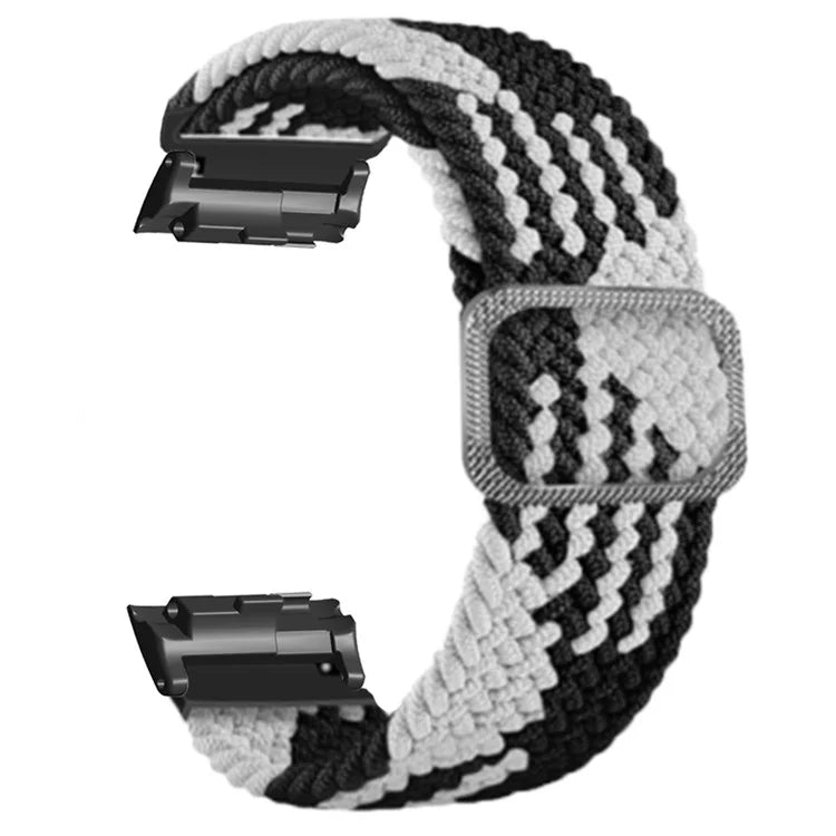 For Huawei Watch D Elastic Braided Nylon Watch Strap Adjustable Wrist Band