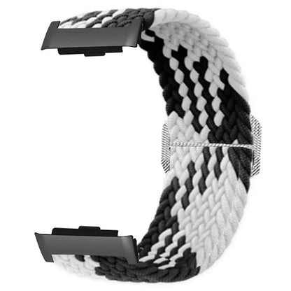 For Huawei Watch D Elastic Braided Nylon Watch Strap Adjustable Wrist Band