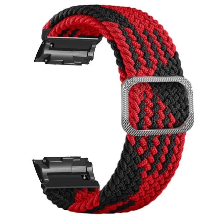 For Huawei Watch D Elastic Braided Nylon Watch Strap Adjustable Wrist Band
