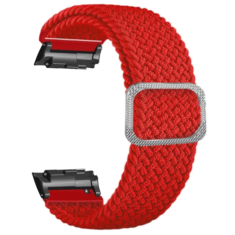 For Huawei Watch D Elastic Braided Nylon Watch Strap Adjustable Wrist Band