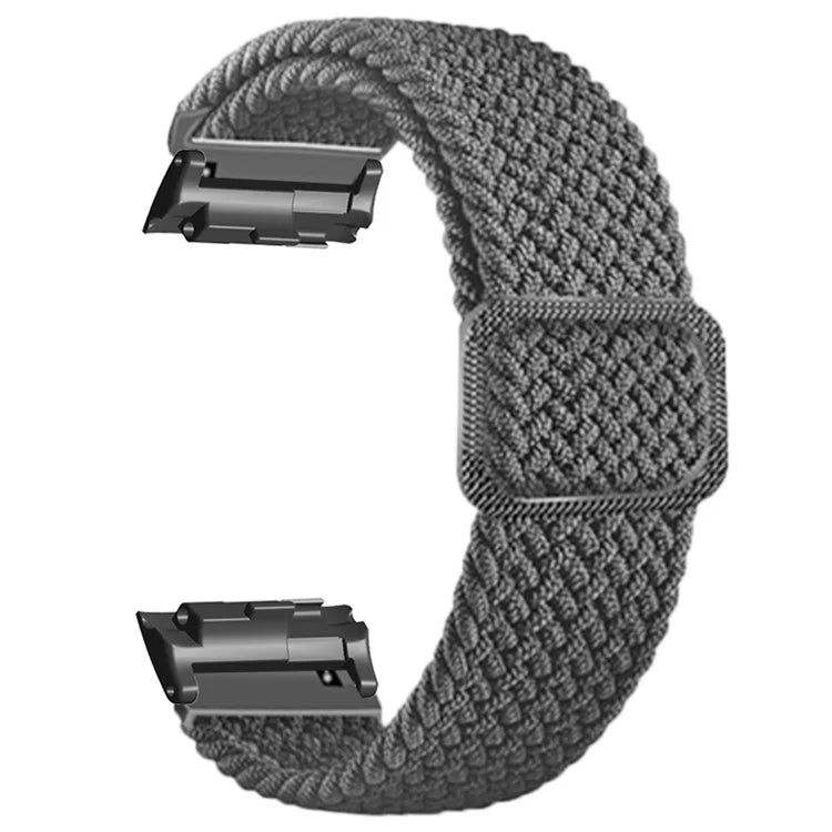 For Huawei Watch D Elastic Braided Nylon Watch Strap Adjustable Wrist Band