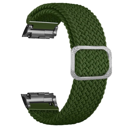 For Huawei Watch D Elastic Braided Nylon Watch Strap Adjustable Wrist Band