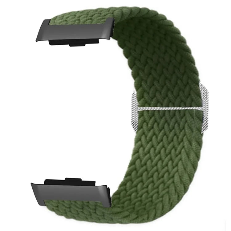For Huawei Watch D Elastic Braided Nylon Watch Strap Adjustable Wrist Band